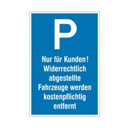 Πινακίδες Στάθμευσης  και Απαγορευτικά Στάθμεσης από Πλαστικό