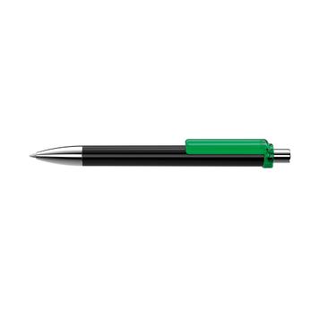 Στυλό „Fashion” σε Μαύρο ή Λευκό με Έγχρωμο Κλιπ
