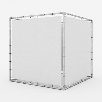 Σύστημα σύνδεσης πλαισίου πανό Alu Budget 42 "Cube