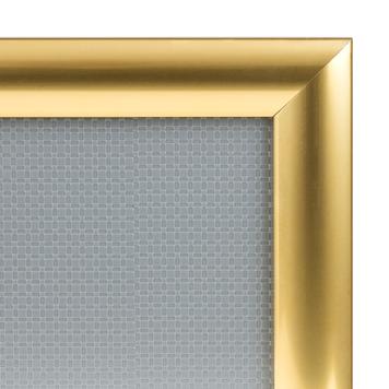 Snap Frame Αλουμινίου σε Γυαλιστερή Όψη Χρυσού